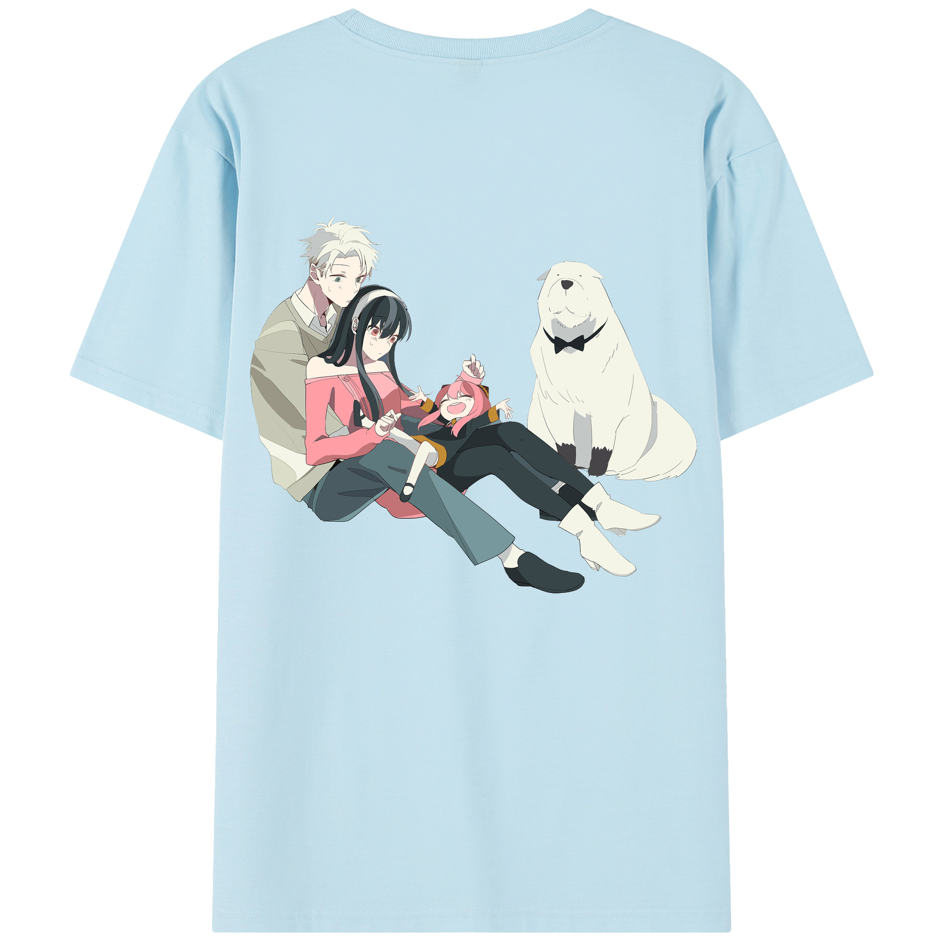 （画像用） SPY×FAMILY间谍家家酒 綿100％半袖Tシャツ（背面プリント）